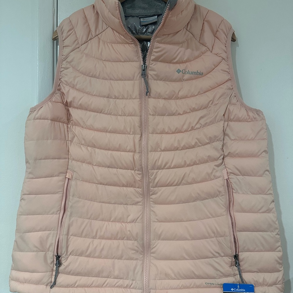 Columbia Women's Light Pink Quilted Vest